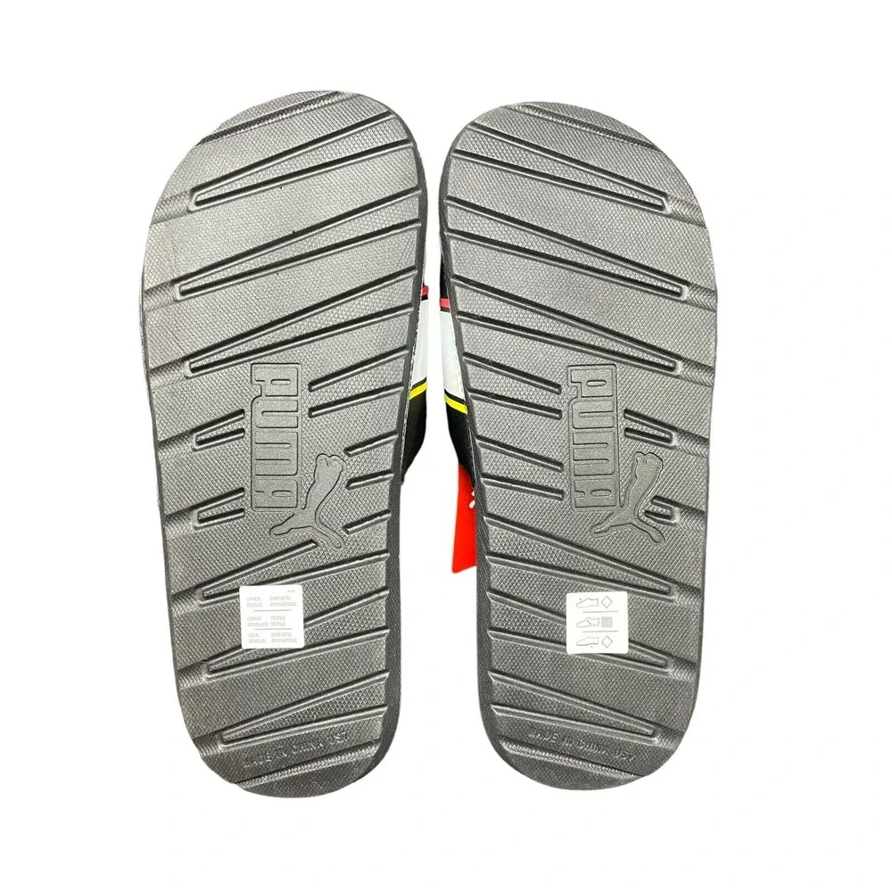 Puma Size 4 Junior Cool Cat Sport Retro BX JR Slide Sandals Black 382478-03 Kids